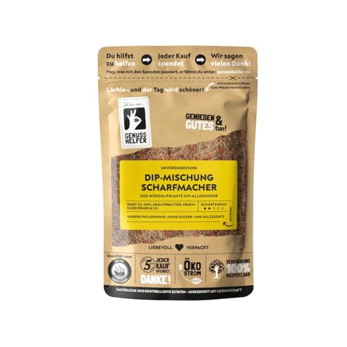 Bremer Gewürzhandel Dip-Mischung Scharfmacher, leicht pikant, Gewürzmischung mit feiner Schärfe, Dips selber machen, 100g