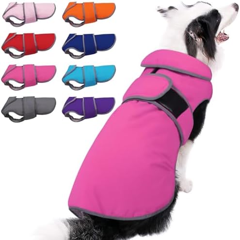 MIGOHI Warm Dog Coat Winter Dog Jacket,Waterproof Cold Weather Co...