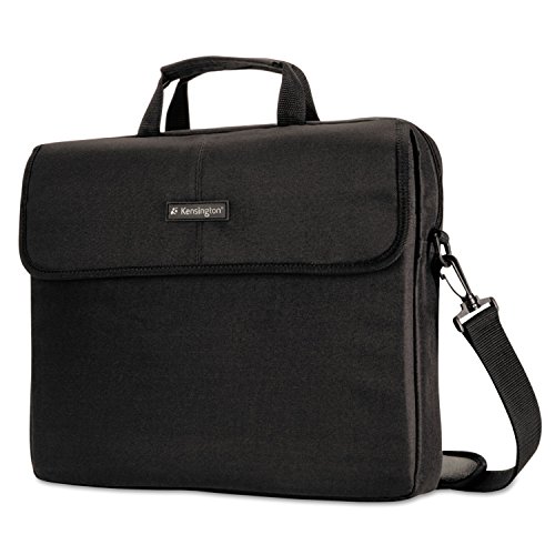 Funda para laptop de 17" con interior acolchado, bolsillos, negra miniatura 1