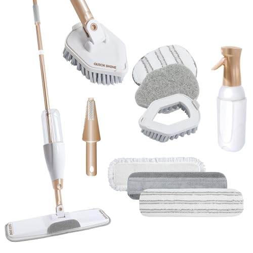 Quick Shine Ultimate Gold Spray Mop Kit | All-in-One 10