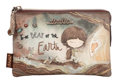 Anekke Porte-monnaie compact au design artistique pour femmes