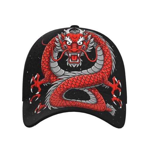 Gorra de béisbol Cool Dragon ajustable unisex miniatura 2