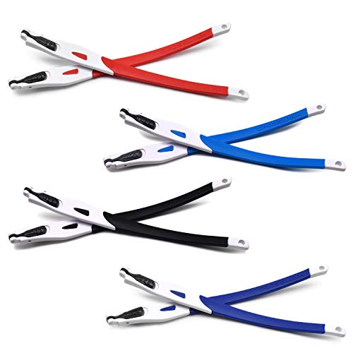 Jambes de remplacement en caoutchouc noir pour réparer les branches Oakley Crosslink blanches
