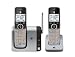AT&T (CL81214) DECT 6.0 Expandable Cordless Phone with Caller ID and Big Buttons, 2 Handsets, Silver/Black