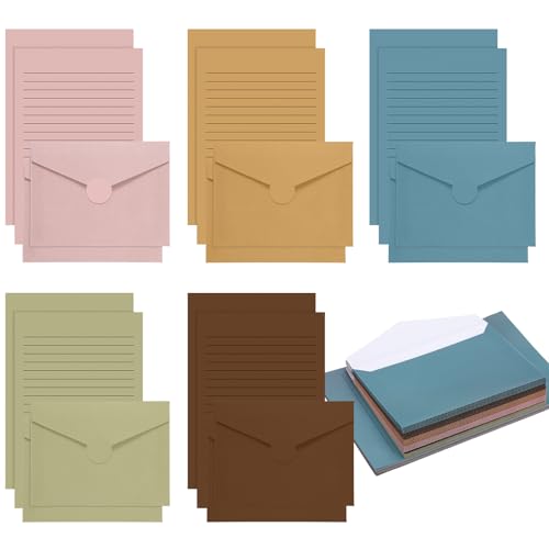 Papier à lettre ligné et enveloppes Morandi 14 x 21 cm bureau