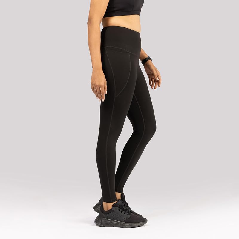 Image of BlissClub Women The Ultimate Leggings | High-Waist | Ankle Length | 4 Pockets | Squat-Proof | Activewear | Tall (for Women Above 5'5)