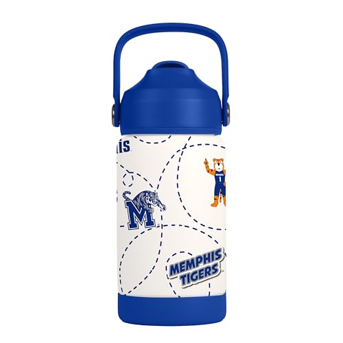Image of Logo Brands NCAA Mascot Stainless-Steel Kids Bottle -Soft Silicone Mouthpiece, Easy To Carry, Kid-Friendly Design- Great For School & On-The-Go