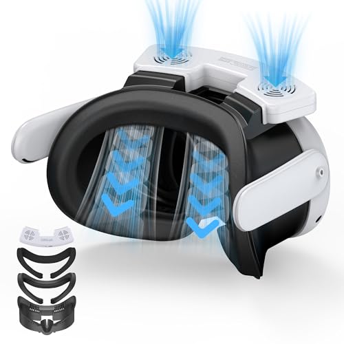 Ventilador de refrigeración de interfaz facial Meta Quest 3 suave