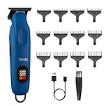 IWEEL Beard Trimmer for Men Professional - Electric Hair Clippers, Zero Gapped T-Blade Edgers, Cordless Rechargeable Mustache Trimmer Grooming Kit for Body