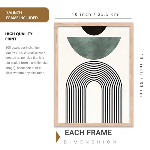 Image of kotart Floral Wall Art Home Decoration | Aesthetic Floral Paintings With Frame For Living Room Bed Room Hotel Wall Decor Digital Reprint Set of 9 (10X13 inch)