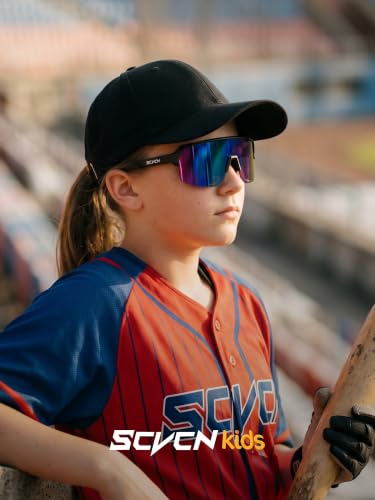 SCVCN Youth Sports Sunglasses for Boys Girls Baseball Cycling Glasses Kids,Lightweight,UV400 Protection, Ages 6–12 S9032 - image 3