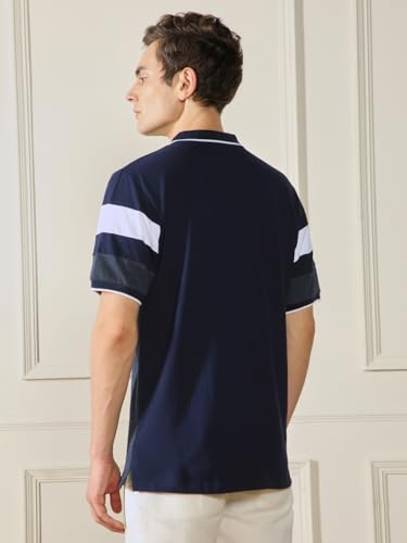 Image of Dennis Lingo Men's Cotton Solid Slim Fit T-Shirt