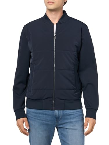 Image of BOSS Men's Jersey Blend Nylon Lightweight Jacket