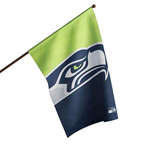 FOCO Seattle Seahawks NFL Vertical Flag