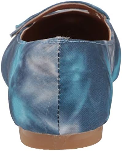 YOKI-GENEVA-50 Women's Suede Ballet Flat with Two Front Straps, Tie Dye, 9 M US | Image 2