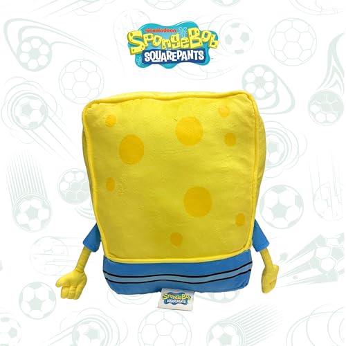 Image of Spongebob Squarepants Kids Bedding Super Soft Cozy Cuddle Pillow Buddy with Soccer Ball, 2026 World Tournament, (Officially Licensed Product) By Franco