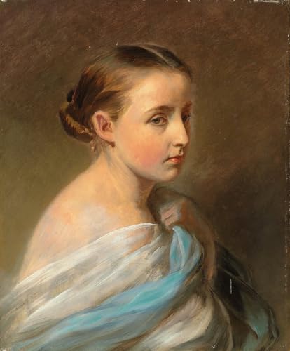 Lienzo decorativo para pared de alta calidad con retrato clásico de Xaver Winterhalter 60x90cm
