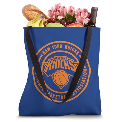 NBA New York Knicks bolso tote azul y naranja miniatura 4