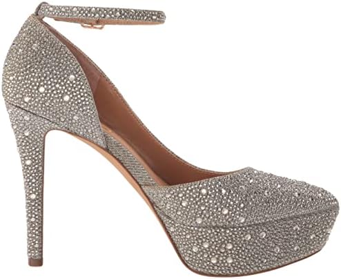 Jessica Simpson Women's Ormanda Embellished Platform Pump, Gold, 7.5 | Image 5