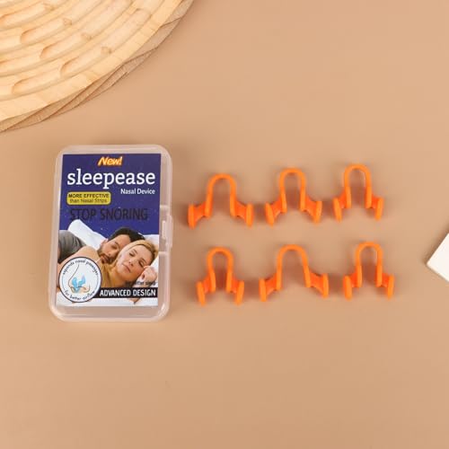 Dilatateur Nasal muet avec boîte pour la réduction du ronflement, Solution d'aide Anti-ronflement, améliorer Le Flux d'air, évents de Nez Confortables, Aides respiratoires pour Un Meilleur Sommeil