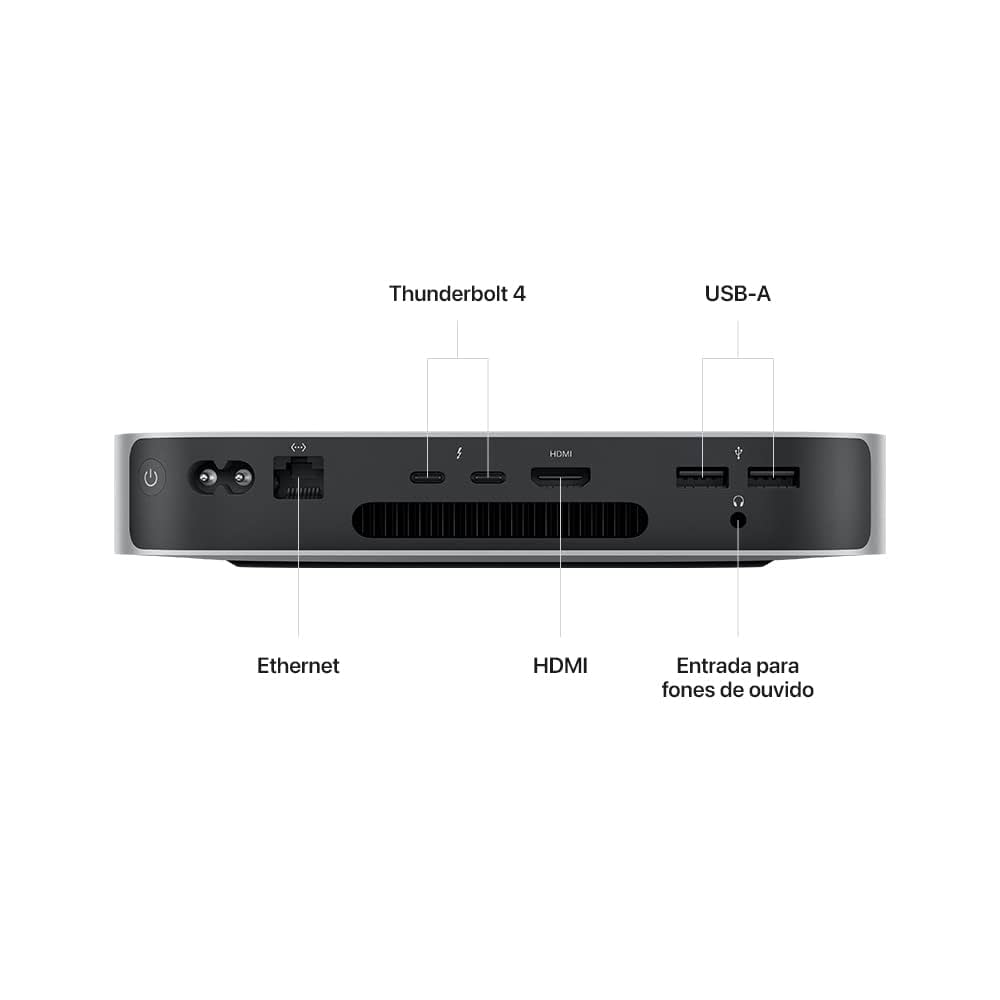 ミニPC MacMini M2 Mini PC Apple MAC MINI Mac mini M2 M2 - 8GB de RAM - 256GB