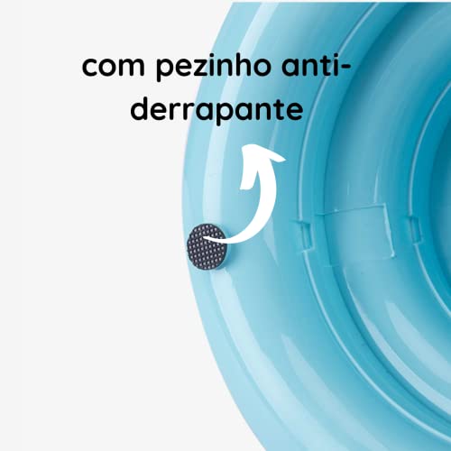 Brinquedo Interativo para Gatos Torre com 3 Bolinhas Coloridas com Pé Anti Derrapante (Rosa - Com Ab