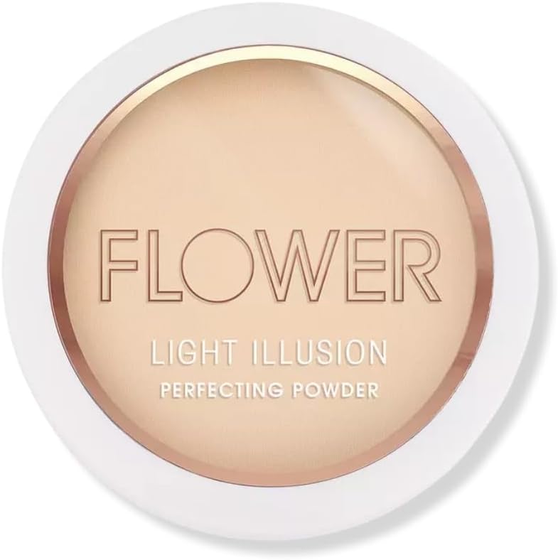 Light Illusion Perfecting Powder - L4-M1 Beige by Flower Beauty for Women - 0.28 oz Powder