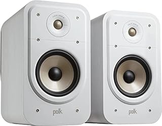 Polk Audio SIGS20ELWT Głośniki Regałowe, Biały, 35 x 21 x 37 cm, 2 Sztuki