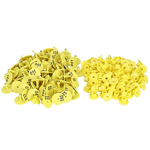 Étiquettes d'oreilles en plastique bétail grand format pour marquage moutons chèvres