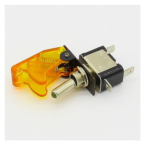 Interrupteur à bascule LED 12V avec bouton de commande vert robuste pour camion et bateau