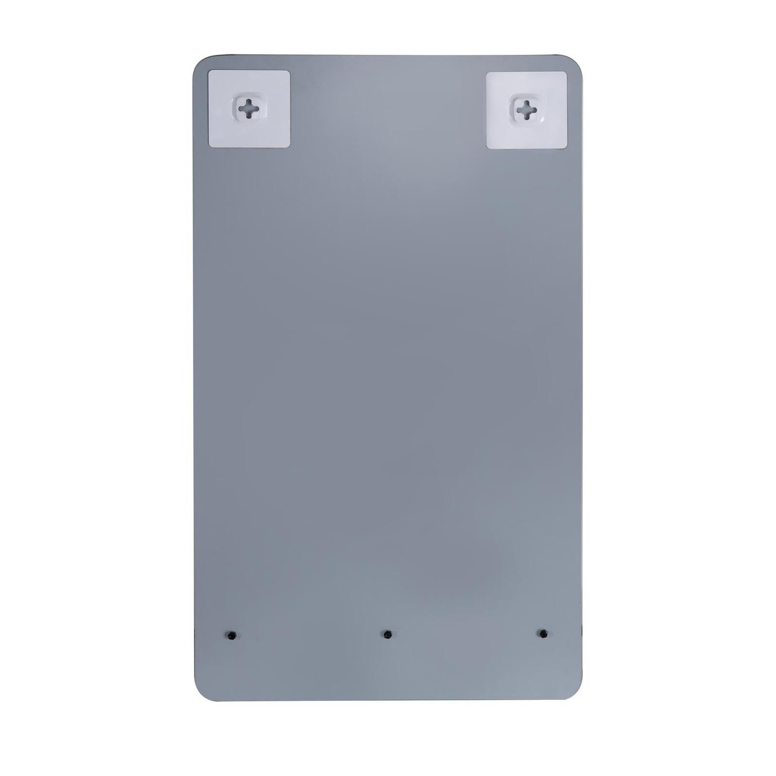 Lave-Manos Lisa + Espejo L40 cm con Estante Blanco