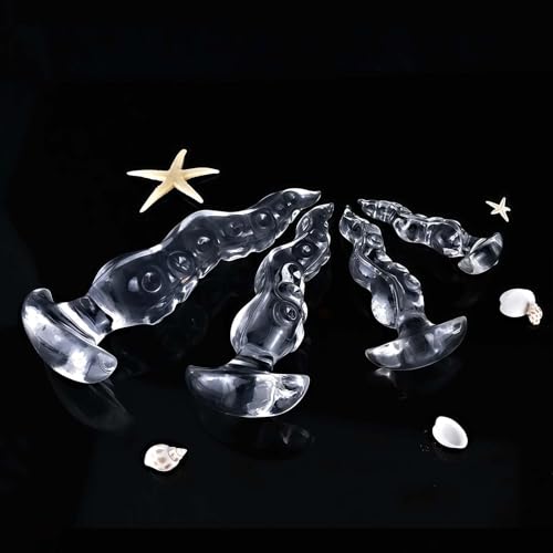 S型 アナルプラグ 触手デザイン TPE製 ワイドベース 防水 洗える 初心者対応 男女兼用 なめらか フィット設計 大人用 アダルトグッズ 4サイズ展開 (L) - 画像6