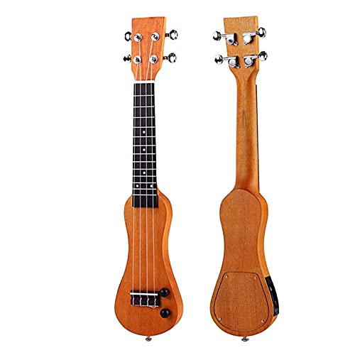 Ukulélé Guitare Électrique 21 Pouces Ukulélé en Bois Massif Cohogany Ukulele Instrument De Musique - Les Beatles, Paul McCartney, John Lennon, RIngo Starr, George Harrison Ukulélé Guitare Électrique 21 Pouces Ukulélé en Bois Massif Cohogany Ukulele Instrument De Musique