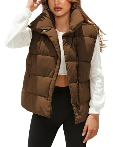 Brown Puffer Vest