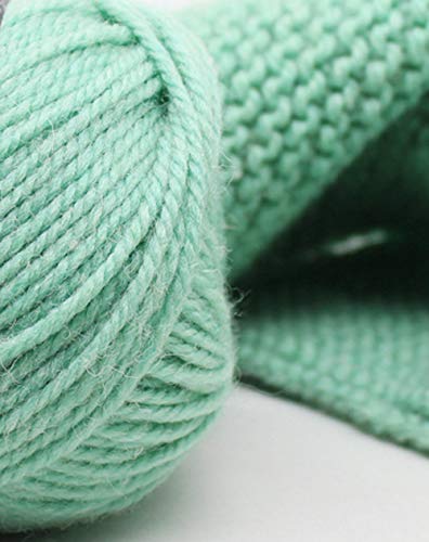 3 Balls Thick Yak Wool Yarn Soft Cashmere Thread Knitting Worsted Blended Crochet Yarn For Diy Sweater Scarf Gloves Yarn 300G (Withered Green) #TOP4