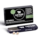 LactoJoy Lactase Pills 14,500 I 45 Pieces I Powerful Lactase Enzymes for Lactose Intolerance I Ultra Pure Lactase for Improved Digestion I No Silicon Dioxide, No Artificial Flavors, No Sucralose