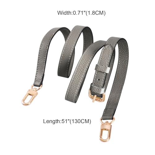 Image of IBWell Genuine Leather Adjustable Crossbody Strap Replacement for Women's Crossbody Handbags