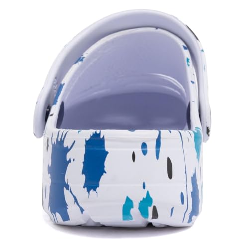 Image of Nautica Kids Clog Sandals - Slip-On Lightweight Water Shoes with Adjustable Heel Strap - Comfortable EVA Slip-Resistant Clogs for Boys & Girls - Toddler & Youth Sizes