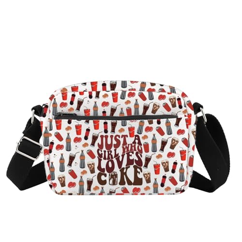 So-da Inspire Bolsa tiracolo So-da Addict Gift Drinker Lovers Gift Drink Lover Shoulder Bag Diet Drinks Messenger Bag, Loves Co Hb