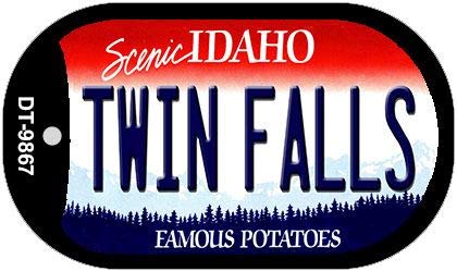 Smart Blonde Twin Falls Idaho Novelty Metal Dog Tag Necklace