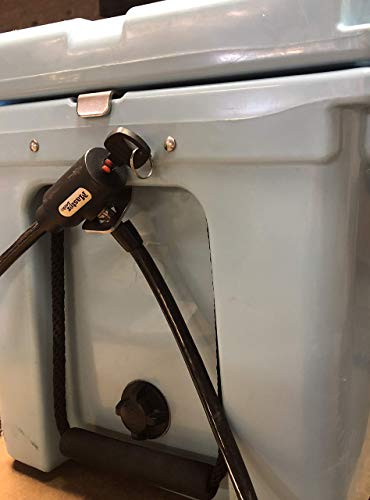 Schmidt-Riffer Metalcrafts Universal Cooler Lock Bracket: Designed To Fit Mid To Large Rotomold Coolers (Made Of Stainless Steel) #TOP6