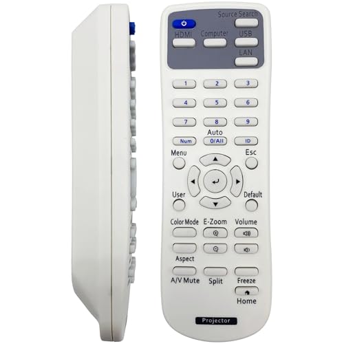 Image of Leankle Remote Controller 222150800 for Epson Projectors BrightLink 760Wi, 770Fi, PowerLite 760W, 770F, 775F, 810E, 815E, L210SF, L210SW, L210W, L260F, L265, Pro EX11000