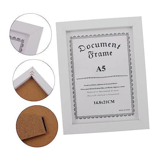 Molduras De Madeira Quadro De Grau Vertical Moldura Para Foto De Família Molduras De Documentos De M