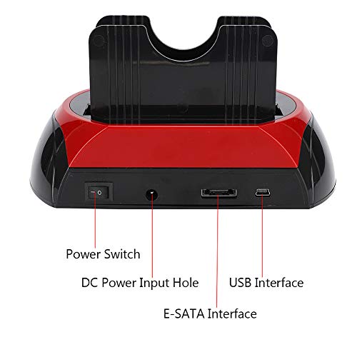 Estación Dock SATA IDE con Lector de Tarjetas USB 2.0 miniatura 5