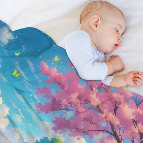 Couverture paysage de qualité supérieure, chaude et douce pour le lit