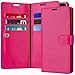 Goospery Mansoor Wallet for Samsung Galaxy S10 5G Case (2019) Double Sided Card Holder Flip Cover - Hot Pink