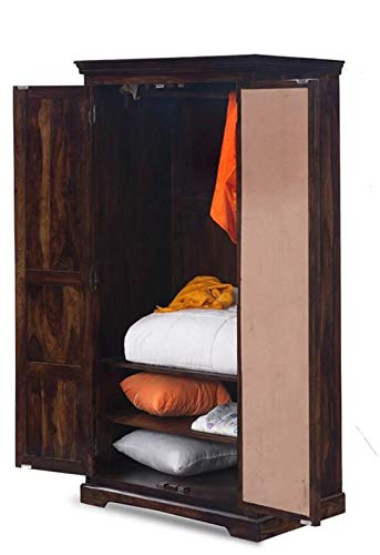 Image of Sheesham Solid Wood Jaipur Storage Wardrobe