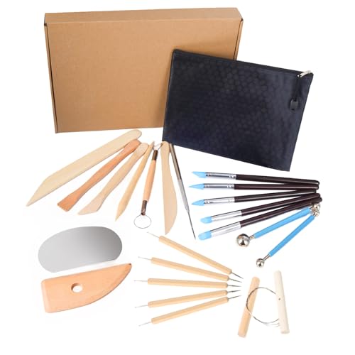 Set di utensili per modellare l'argilla, set di strumenti per modellare, strumenti per modellare la pasta, set di strumenti per scolpire, set di utensili per ceramica, strumenti per argilla, set di