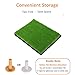 SkyLife Dual-Turf Golf Hitting Grass Mat 16''x 25'', Portable Training Fairway Rough Turf, Driving Chipping Golf Equipment, Home Backyard Garage Outdoor Practice (16’’x 25’’)