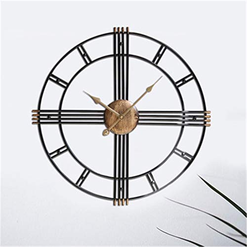 Horloge murale européenne créative et durable façonnée à la main
